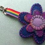 Hand Stitched Keyring/Bag C..