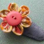 Hand Stitched Floral Hair B..