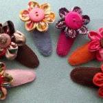 Hand Stitched Floral Hair B..